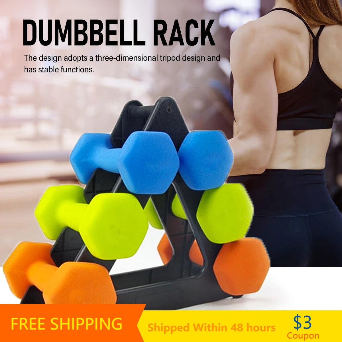 Durable Dumbbell Rack