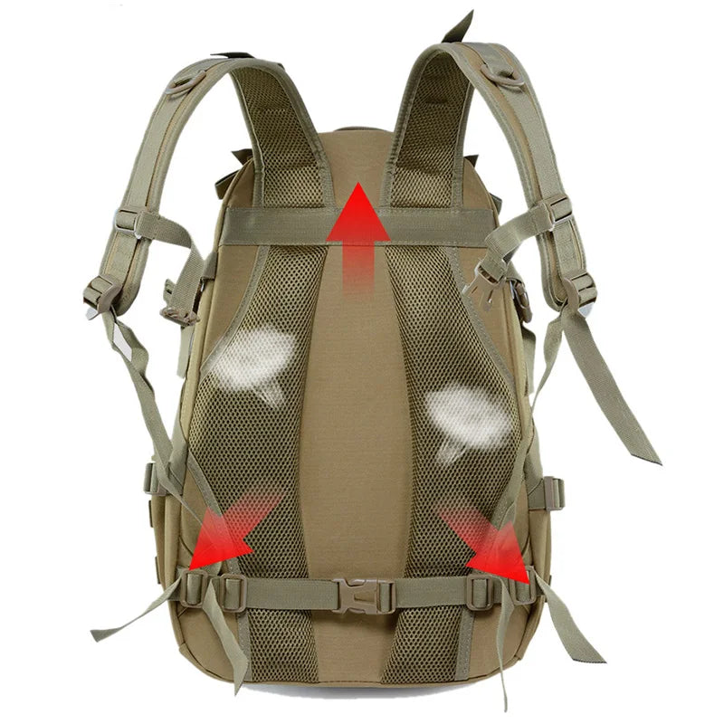 40L Tactical Molle Camping Backpack