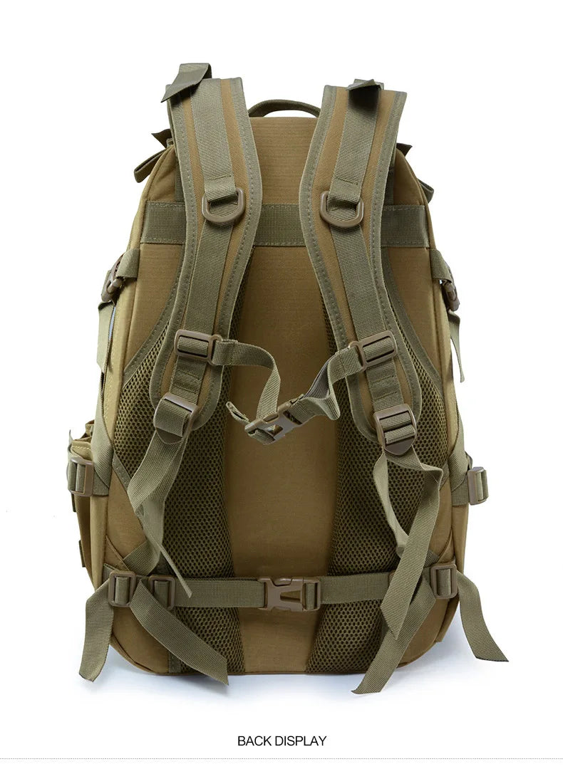 40L Tactical Molle Camping Backpack