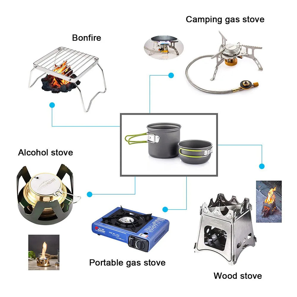 Ultralight Camping Pots