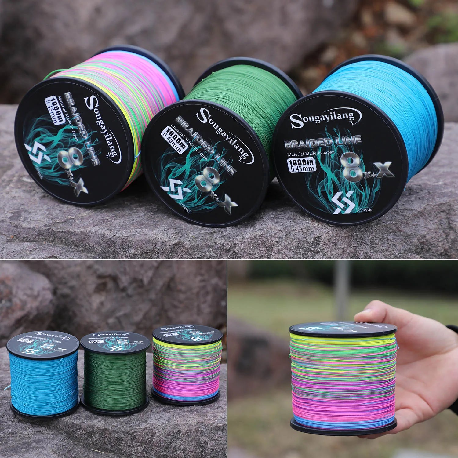 Sougayilang New 9-Strands PE Fishing Line