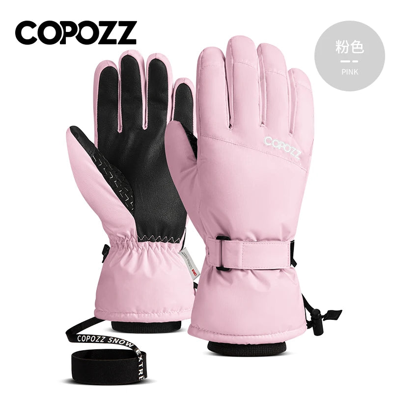 Copozz Men's Winter Ski Gloves