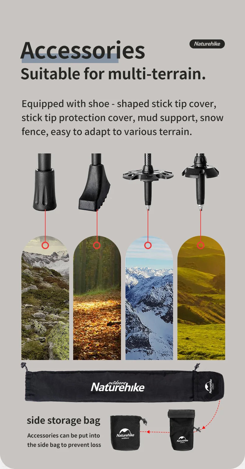 Naturehike Carbon Fiber Trekking Poles