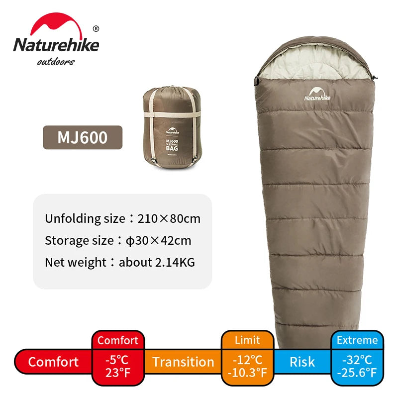 Naturehike Sleeping Bag MJ300 -1℃ Lightweight