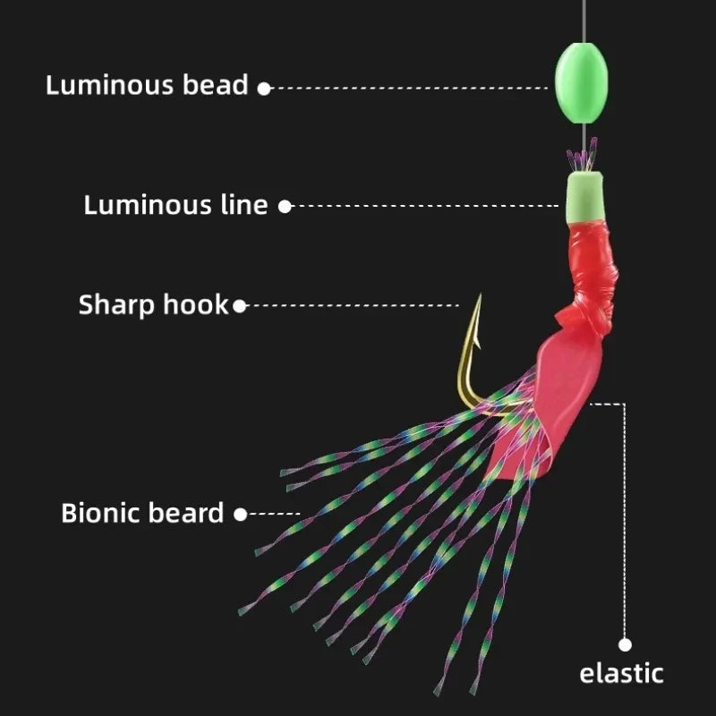 Luminous Saltwater Artificial Fishing Lures