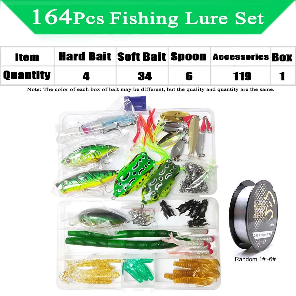 Fishing Lure Kit – Soft and Hard Bait Set