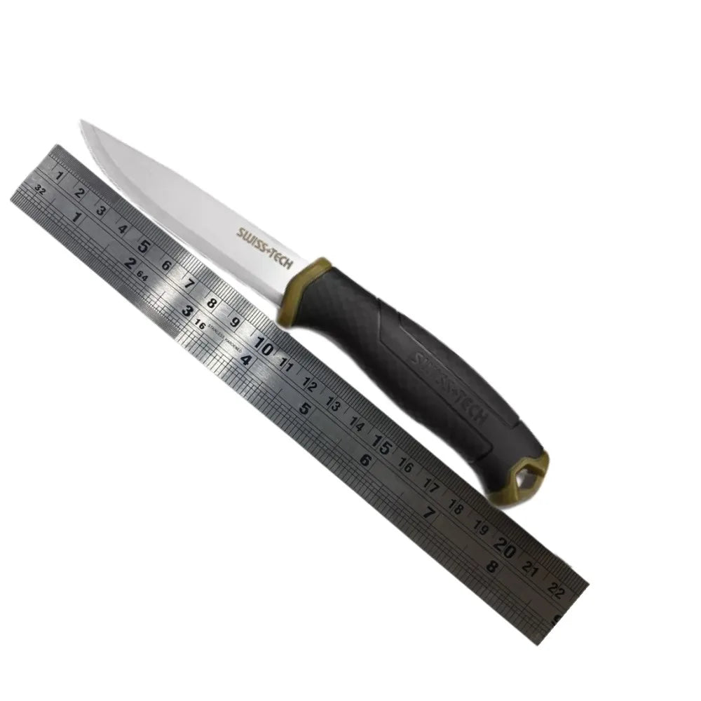 SWISS TECH Fixed Blade Survival Knife