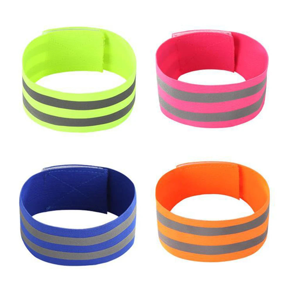 2PCS Running Reflective Arm Bands