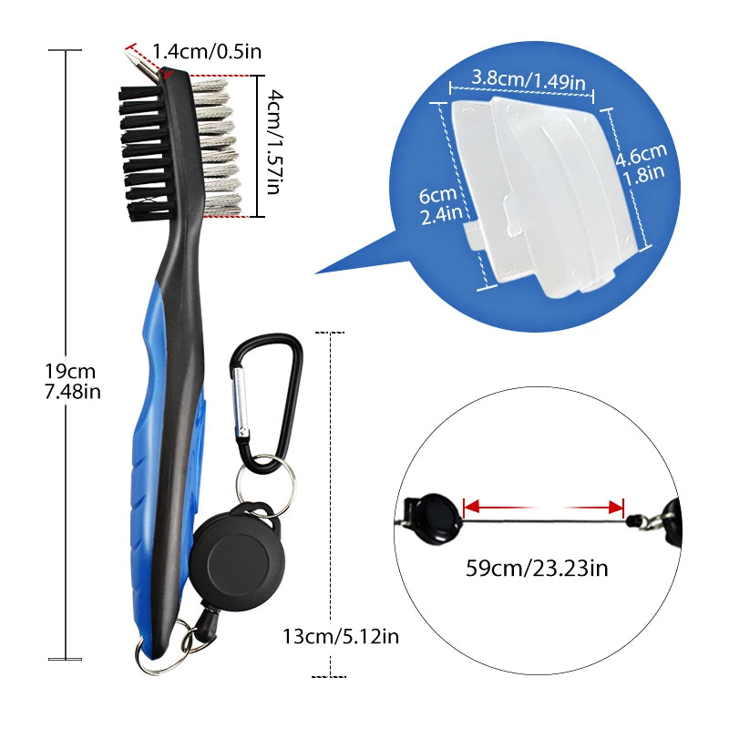 Golf Club Groove Cleaning Brush