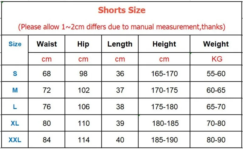 2024 New Men's Fitness Training Shorts