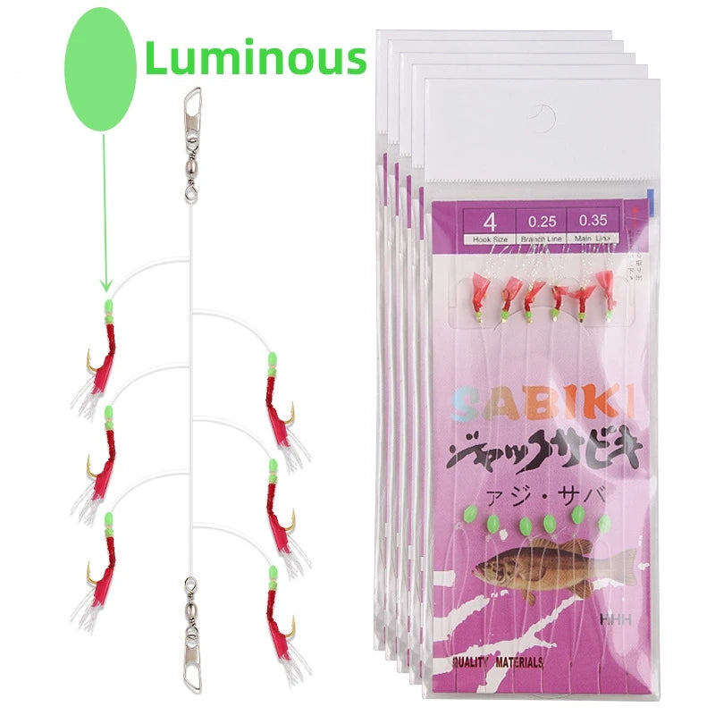 Luminous Saltwater Artificial Fishing Lures