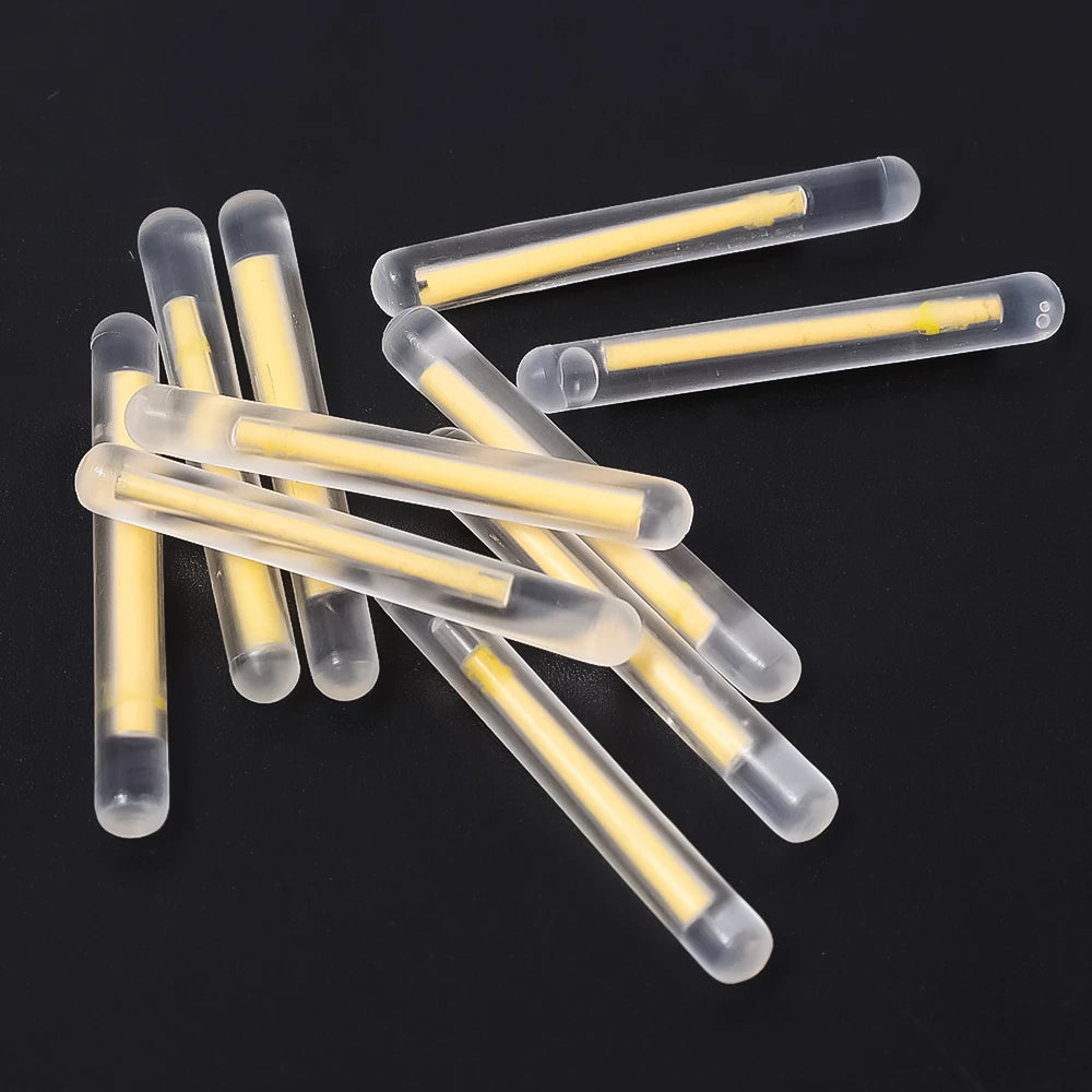 50/100PCS Firefly Fluorescent Fishing Rod Lights