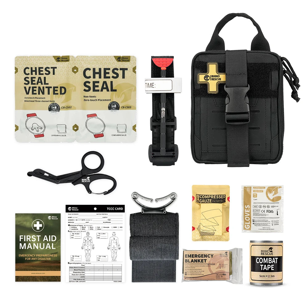 RHINO RESCUE EDC IFAK Survival Trauma Kit