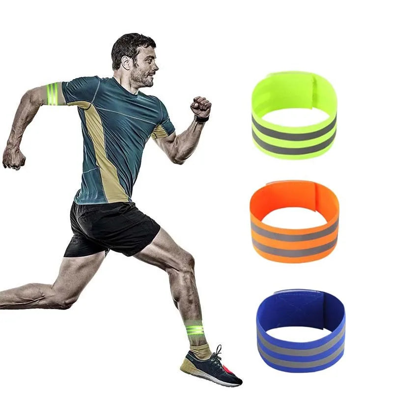 2PCS Running Reflective Arm Bands