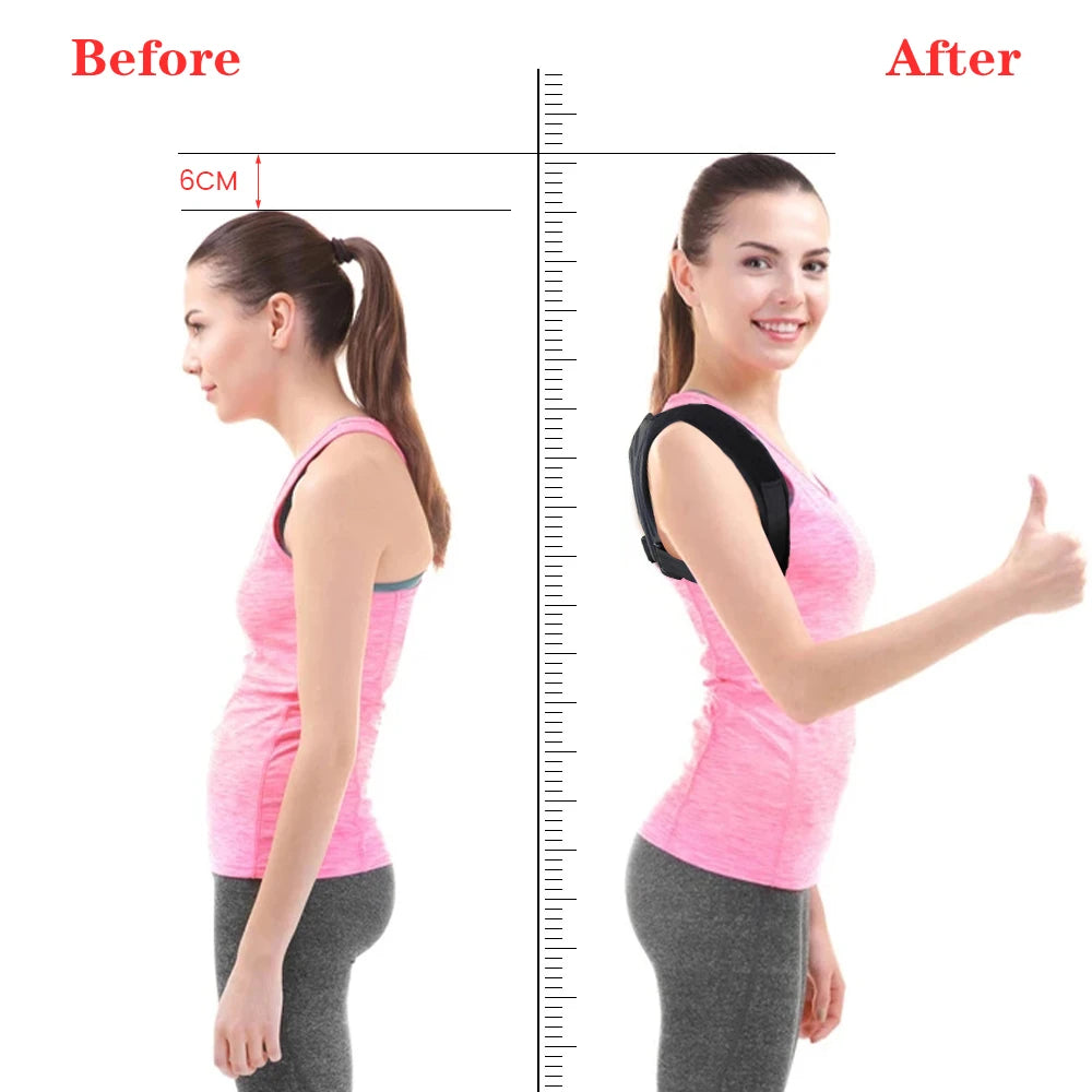 Adjustable Back Shoulder Posture Corrector Belt