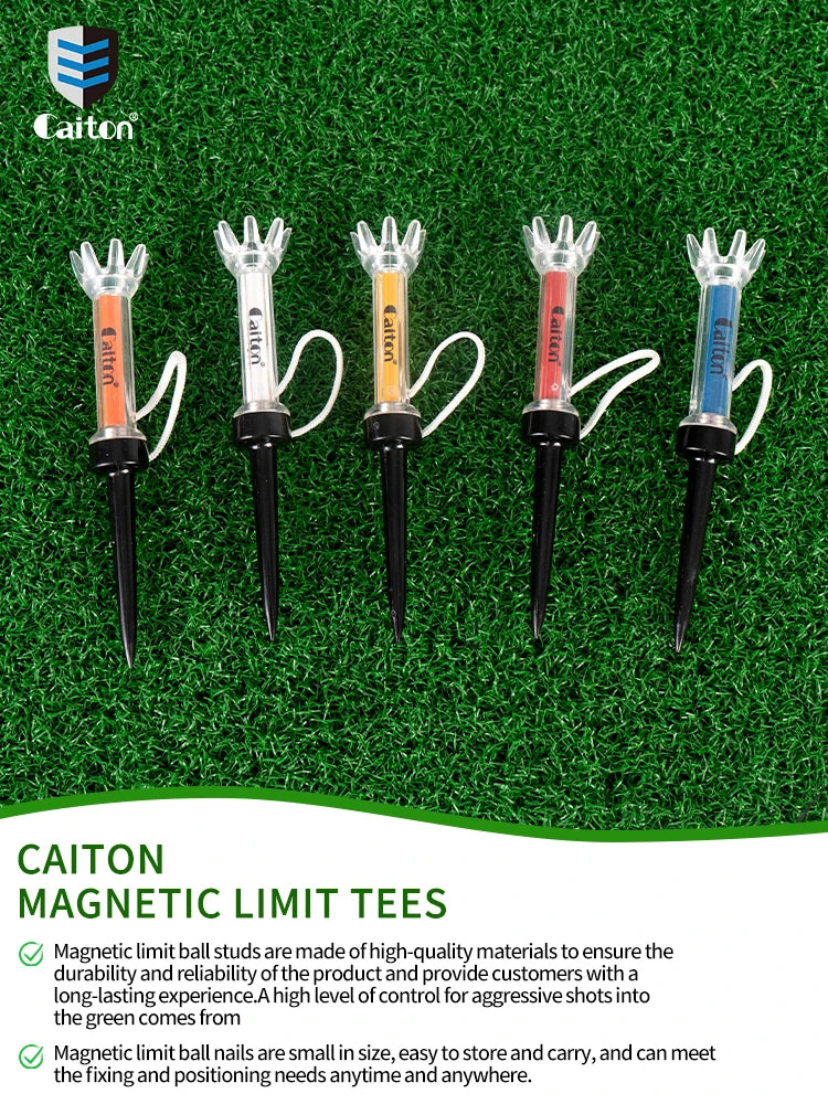 Caiton Magnetic Plastic Golf Tee Set