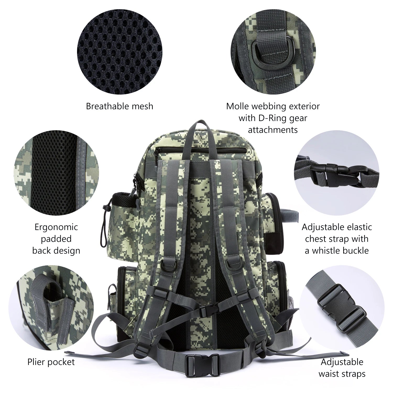 Bassdash Fishing Tackle Backpack