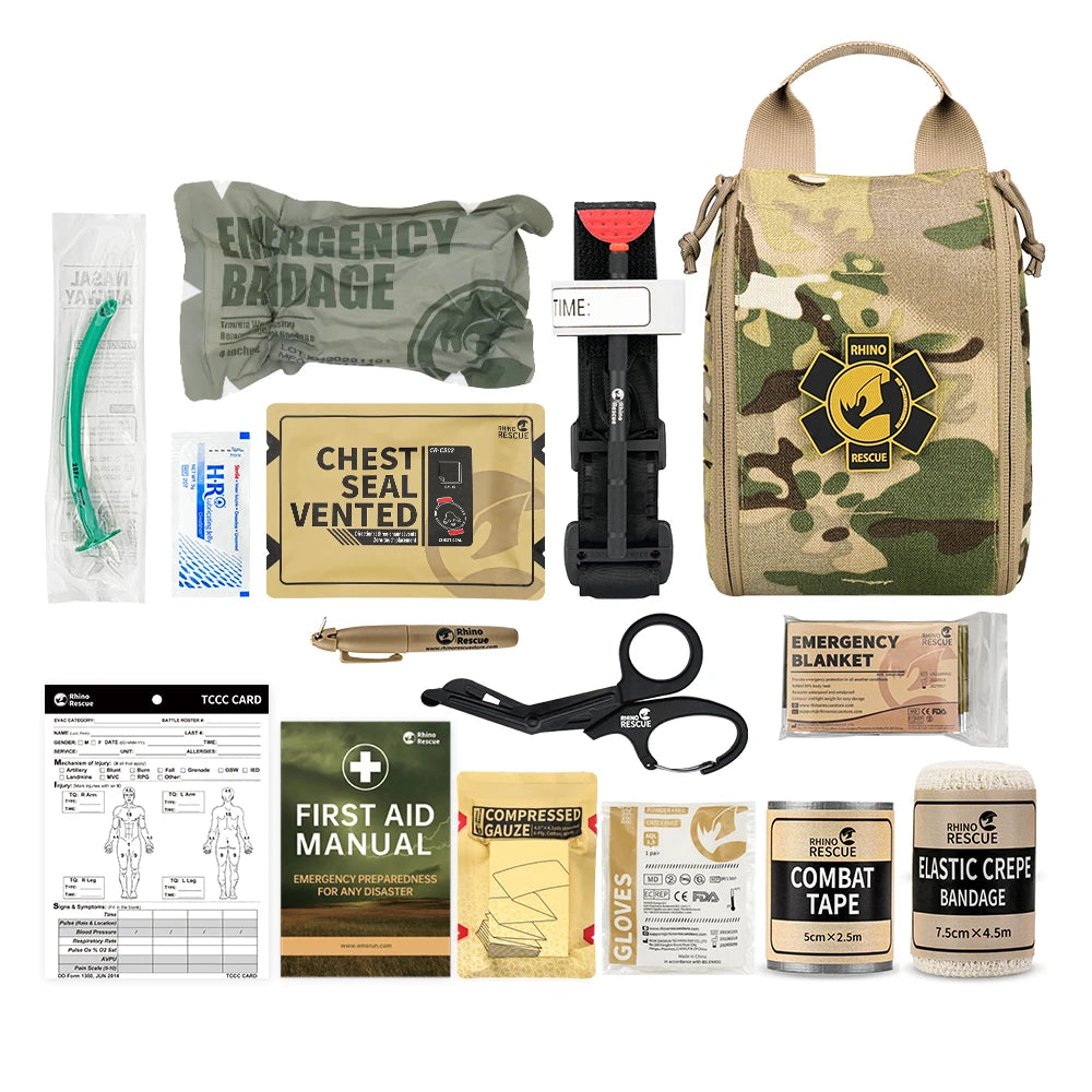 RHINO RESCUE EDC IFAK Survival Trauma Kit