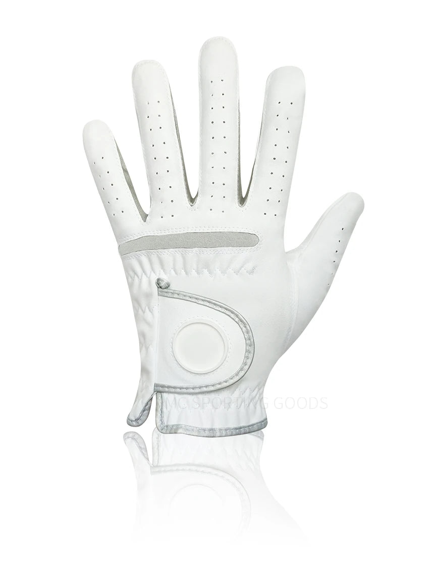 Golf Glove with Magnetic Marker