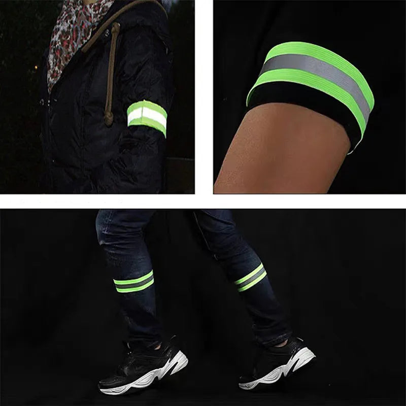 2PCS Running Reflective Arm Bands