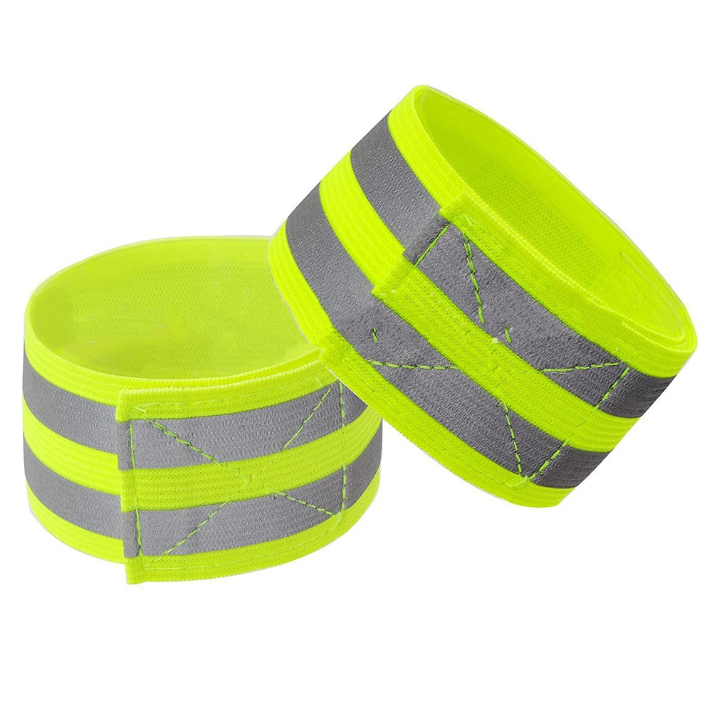 2PCS Running Reflective Arm Bands