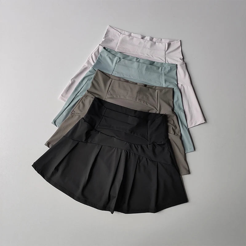 Waist Sports Short Skirt