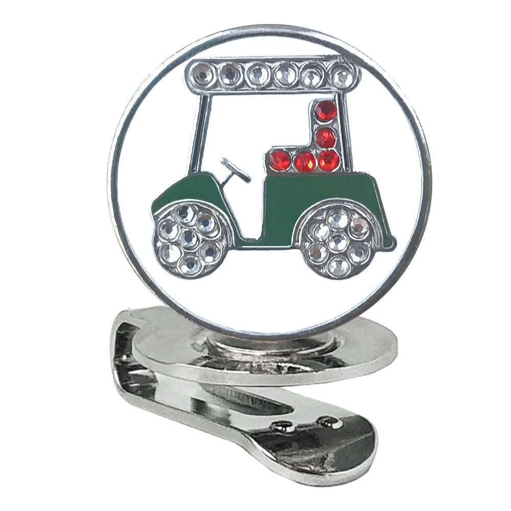 Golf Ball Marker with Magnetic Hat Clip