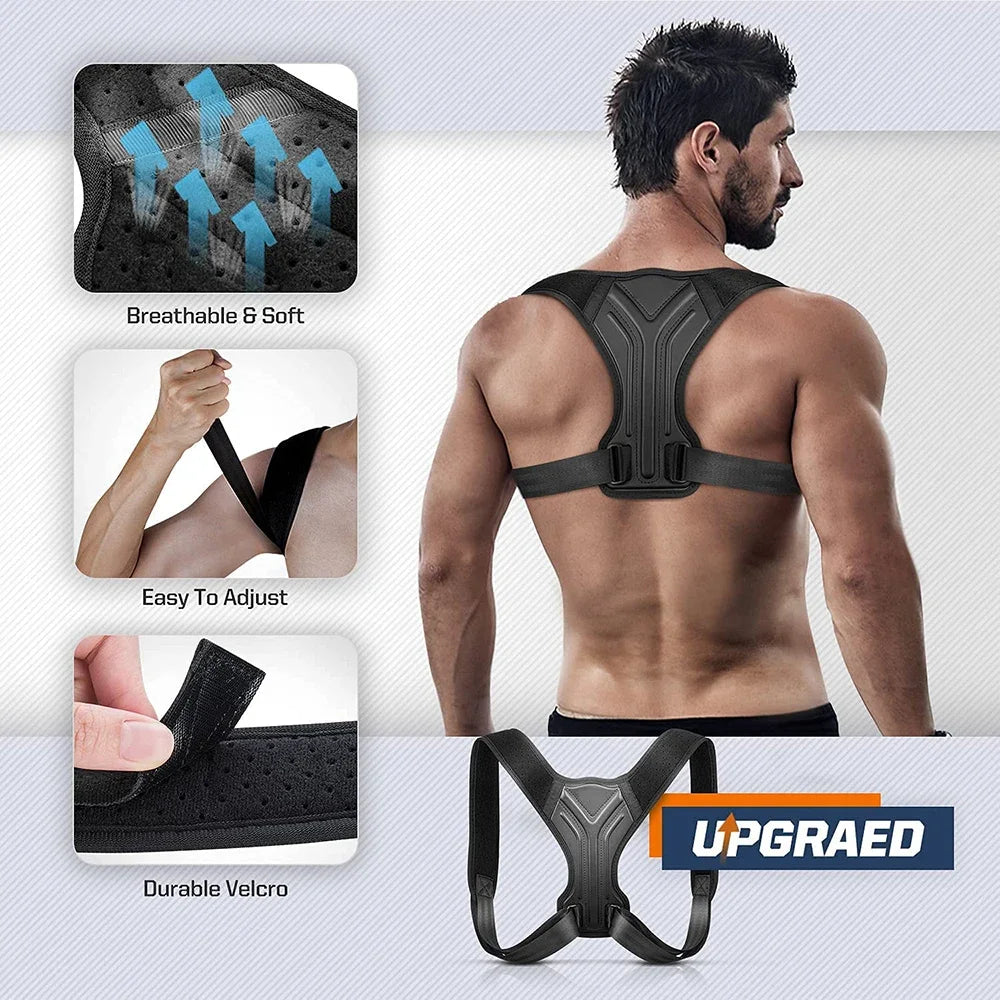 Adjustable Back Shoulder Posture Corrector Belt