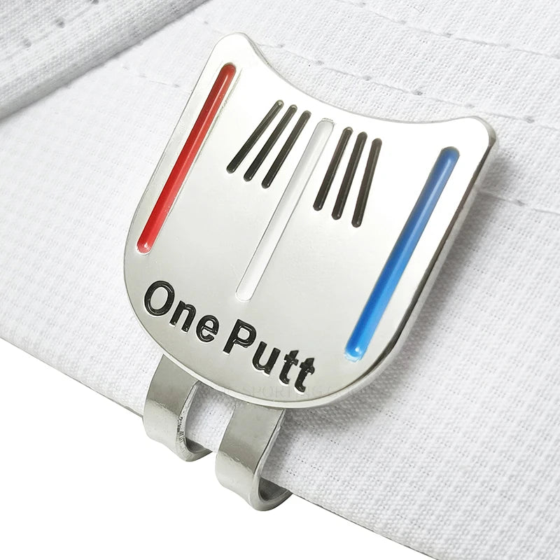 Golf Ball Marker with Magnetic Hat Clip