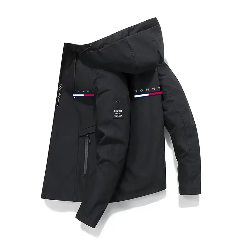 Men's Windproof Hooded Jacket