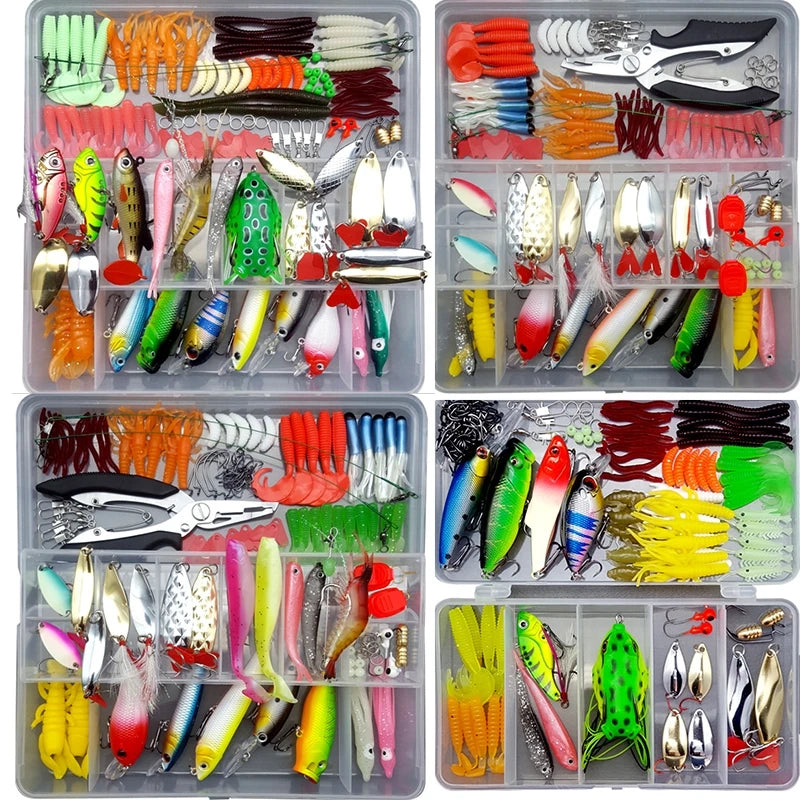 Fishing Lure Kit – Soft and Hard Bait Set