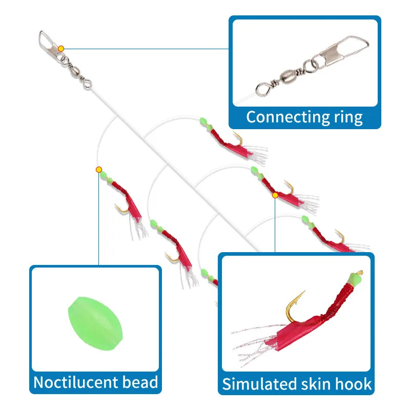 Luminous Saltwater Artificial Fishing Lures