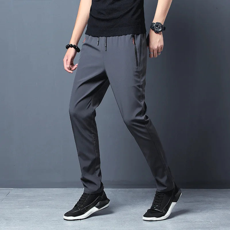 2024 Men's Running Pants Quick-Dry Thin Casual Trousers