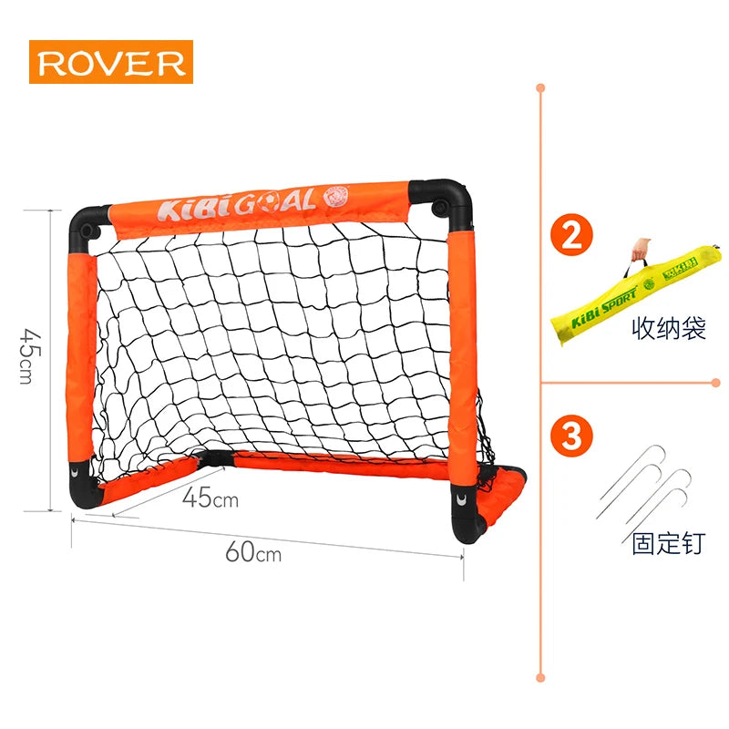 Mini Folding Soccer Goal Post Net Set