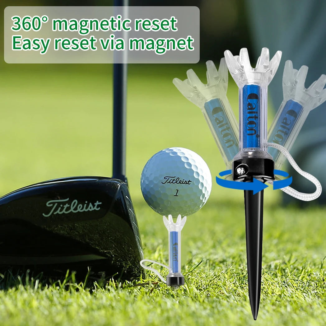 Caiton Magnetic Plastic Golf Tee Set