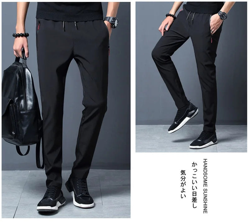 2024 Men's Running Pants Quick-Dry Thin Casual Trousers