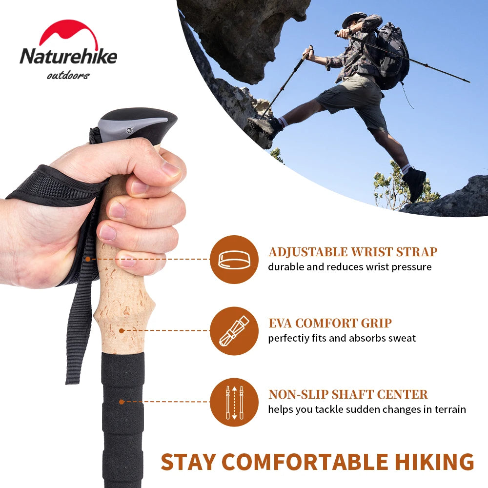 Naturehike Carbon Fiber Trekking Poles