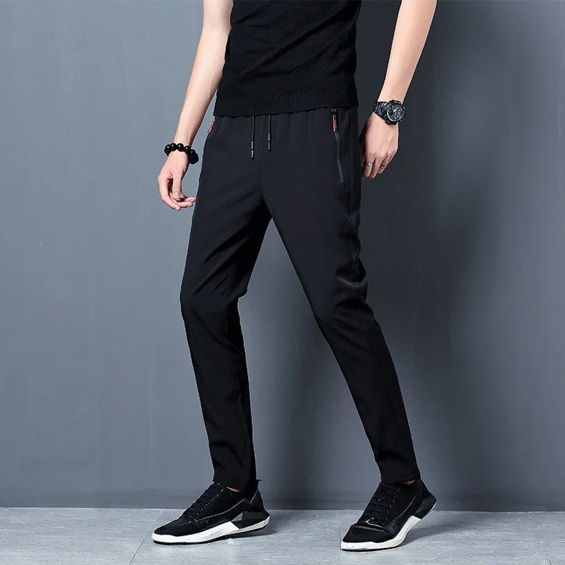 2024 Men's Running Pants Quick-Dry Thin Casual Trousers