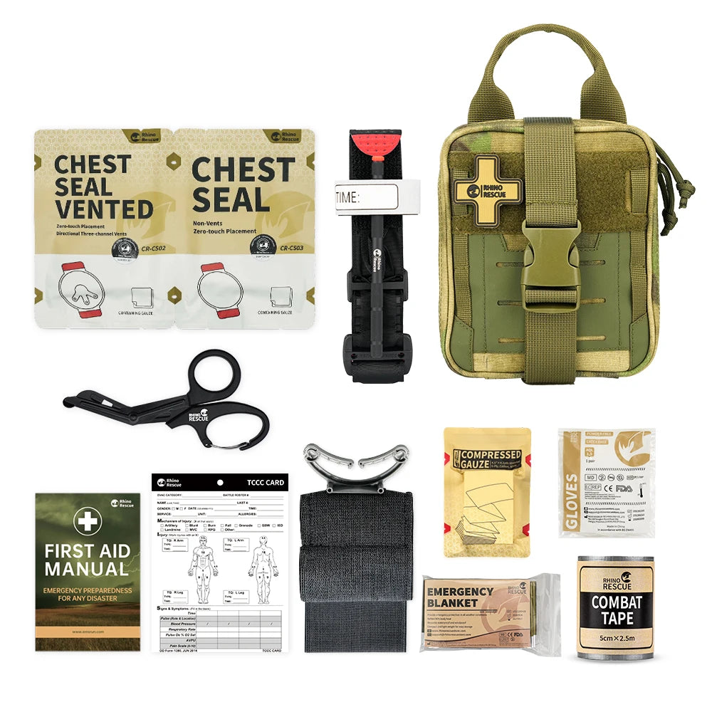 RHINO RESCUE EDC IFAK Survival Trauma Kit