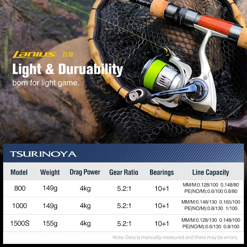 Ultralight Carbon Spinning Fishing Reel