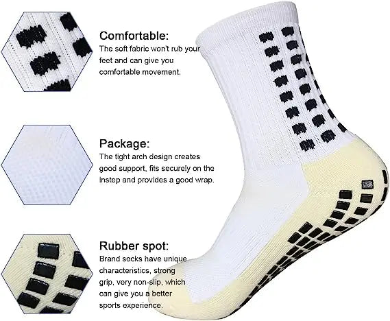 Men’s Grip Soccer Socks and Knee Pads