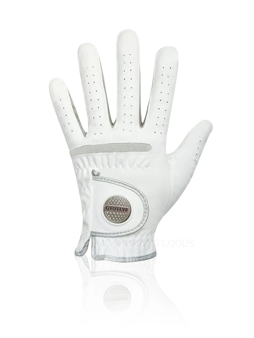 Golf Glove with Magnetic Marker