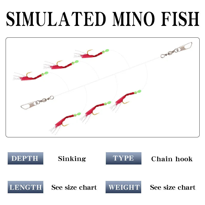 Luminous Saltwater Artificial Fishing Lures