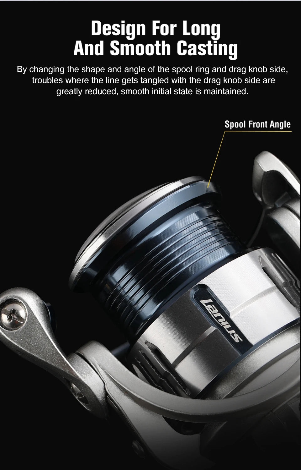 Ultralight Carbon Spinning Fishing Reel