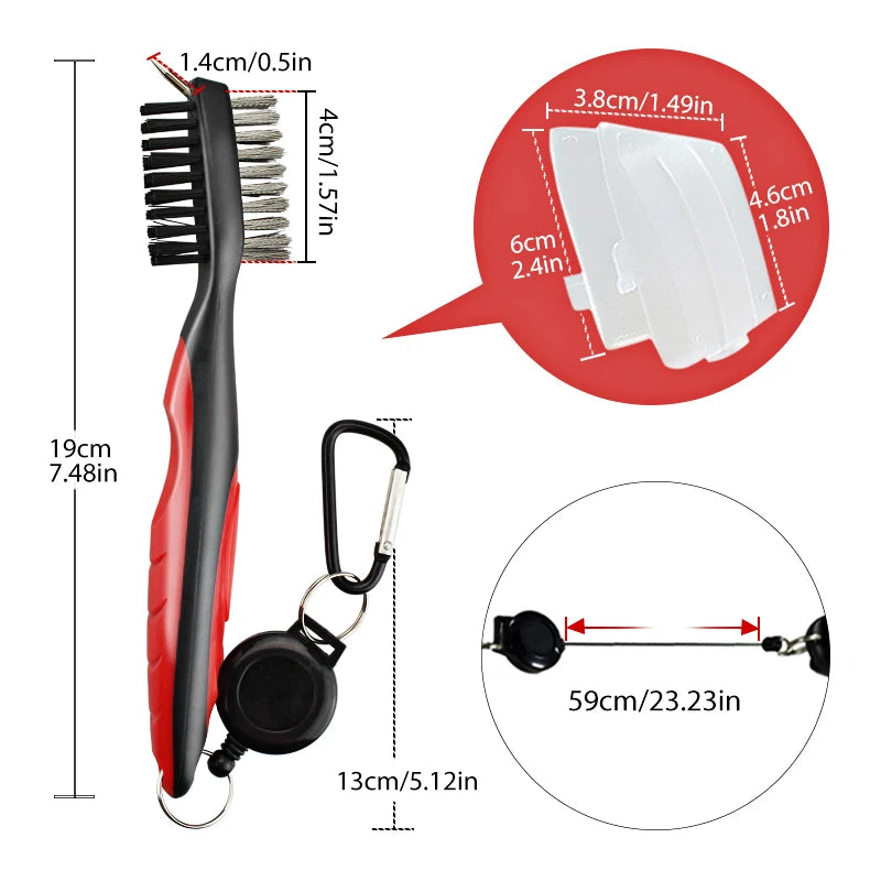 Golf Club Groove Cleaning Brush