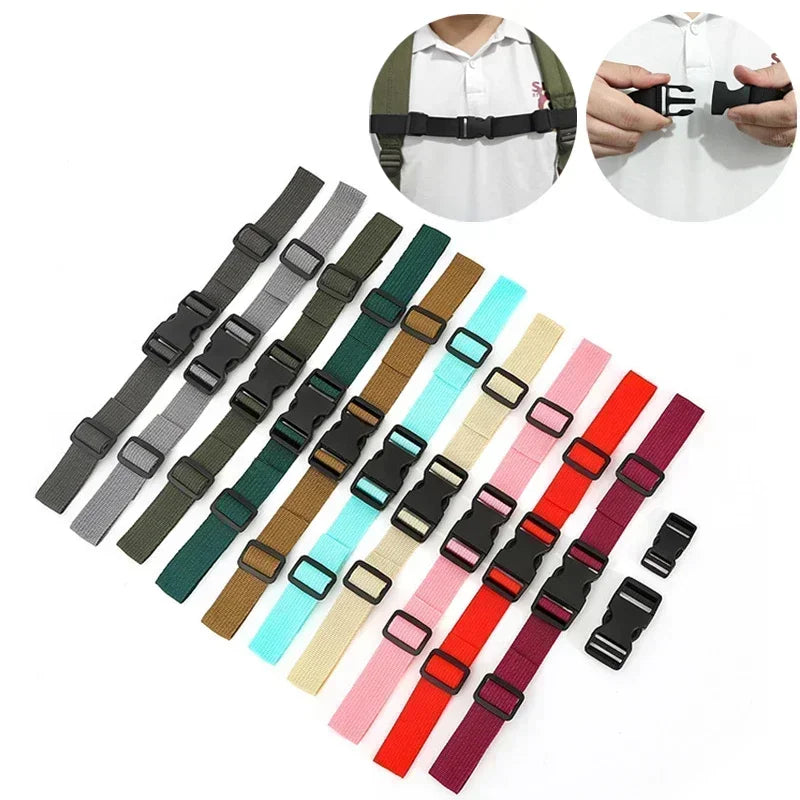 Adjustable Backpack Chest Bag Strap Harness