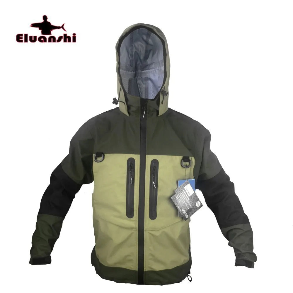 ELUANSHI Waterproof Fly Fishing Wader Jacket