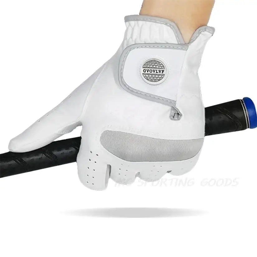 Golf Glove with Magnetic Marker