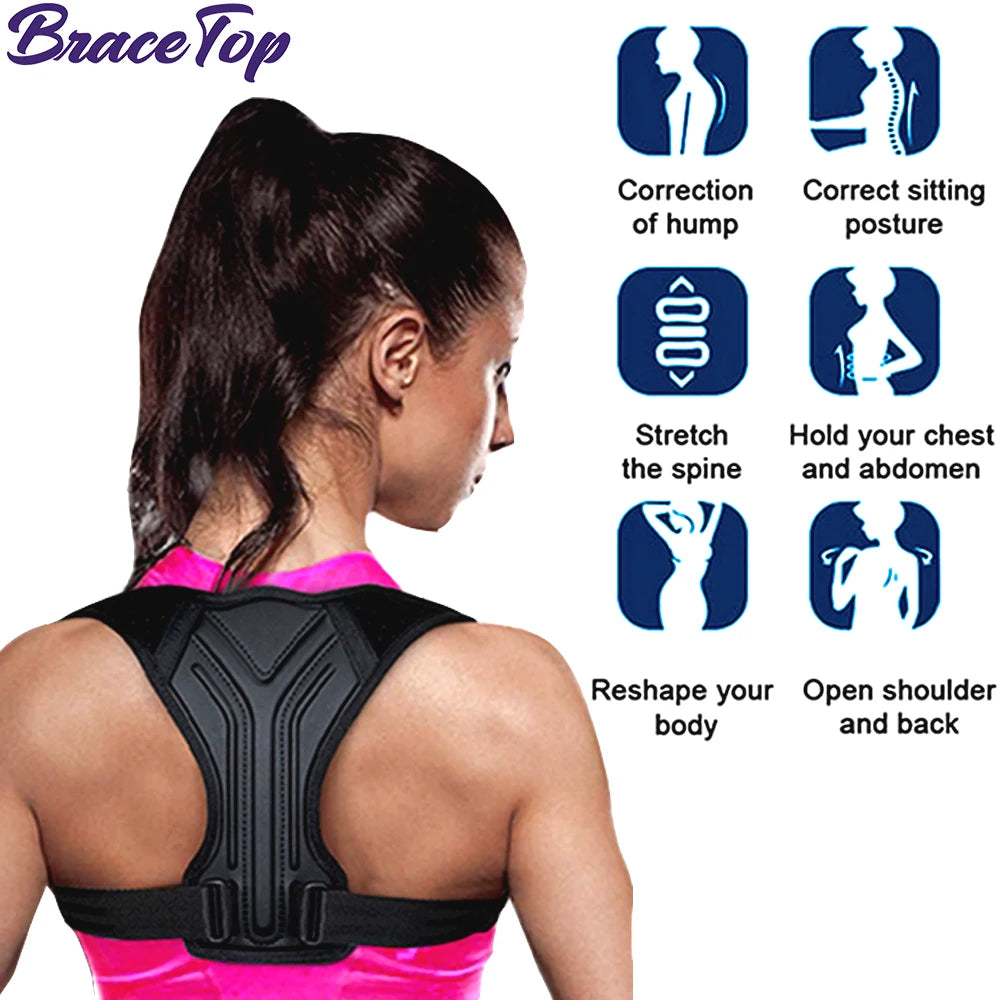 Adjustable Back Shoulder Posture Corrector Belt