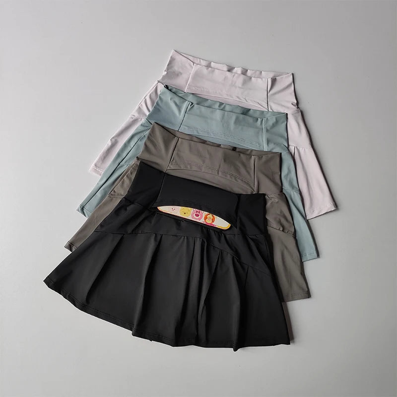 Waist Sports Short Skirt